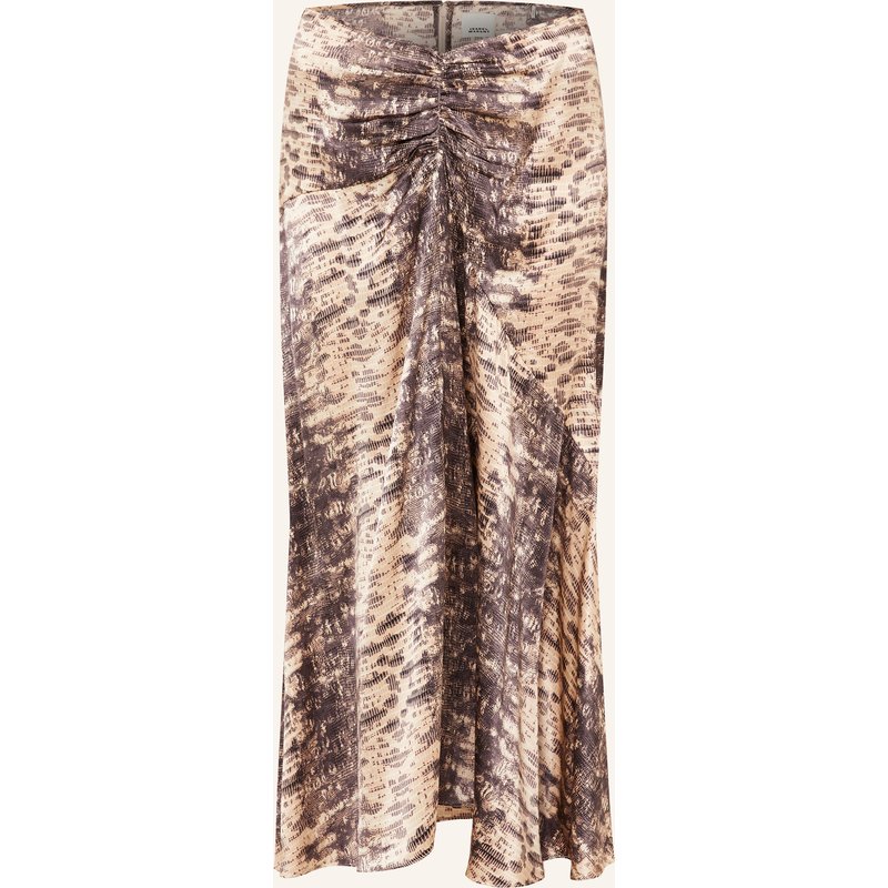 Isabel Marant Satinrock Laren Aus Seide beige