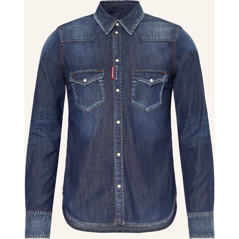 dsquared2 Jeansbluse blau
