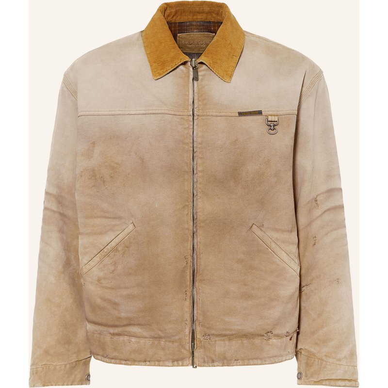 Golden Goose Jacke Journey Zum Wenden braun