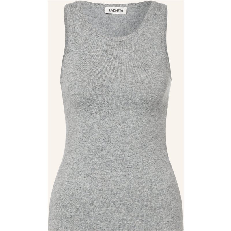 Ladneri Stricktop Elou Mit Cashmere grau