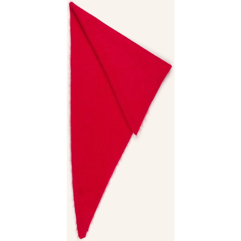 Ladneri Dreieckstuch Paxa Aus Cashmere rot