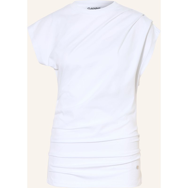 Ganni T-Shirt weiss