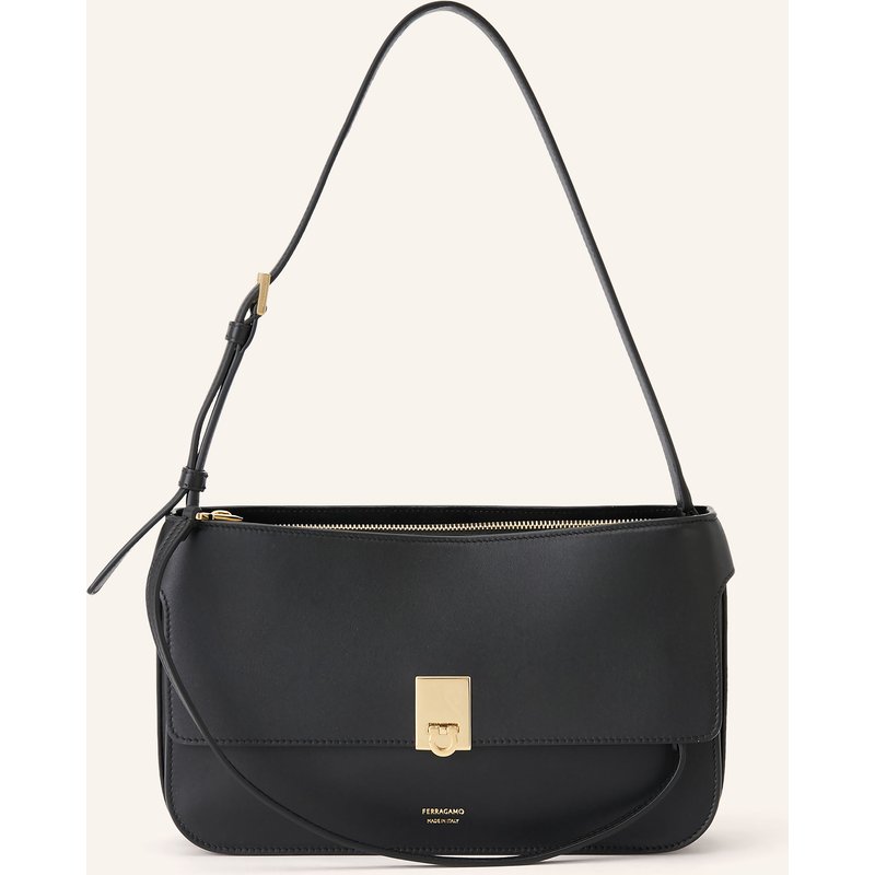 Ferragamo Schultertasche Cara Xs schwarz