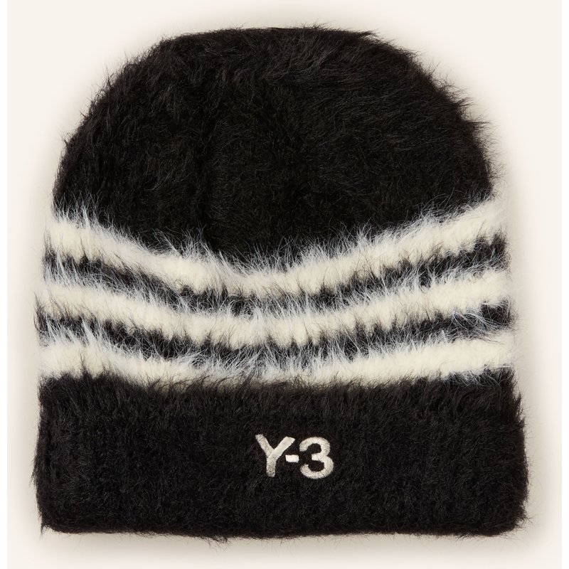 Y-3 Mütze Y-3 3-Streifen schwarz