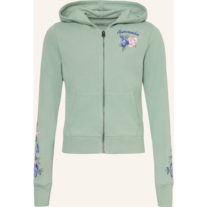 Abercrombie & Fitch Sweatjacke gruen
