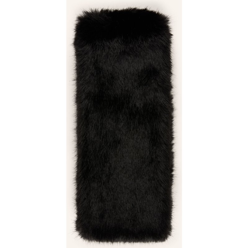 By Malene Birger Kunstfell-Schal Pella schwarz