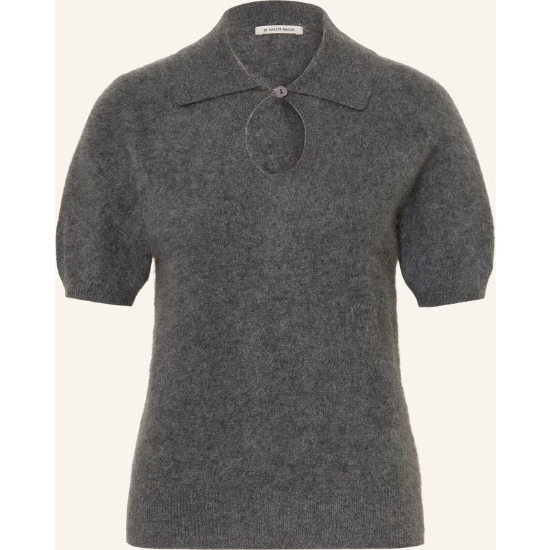 By Malene Birger Strick-Poloshirt Talallia Aus Cashmere grau