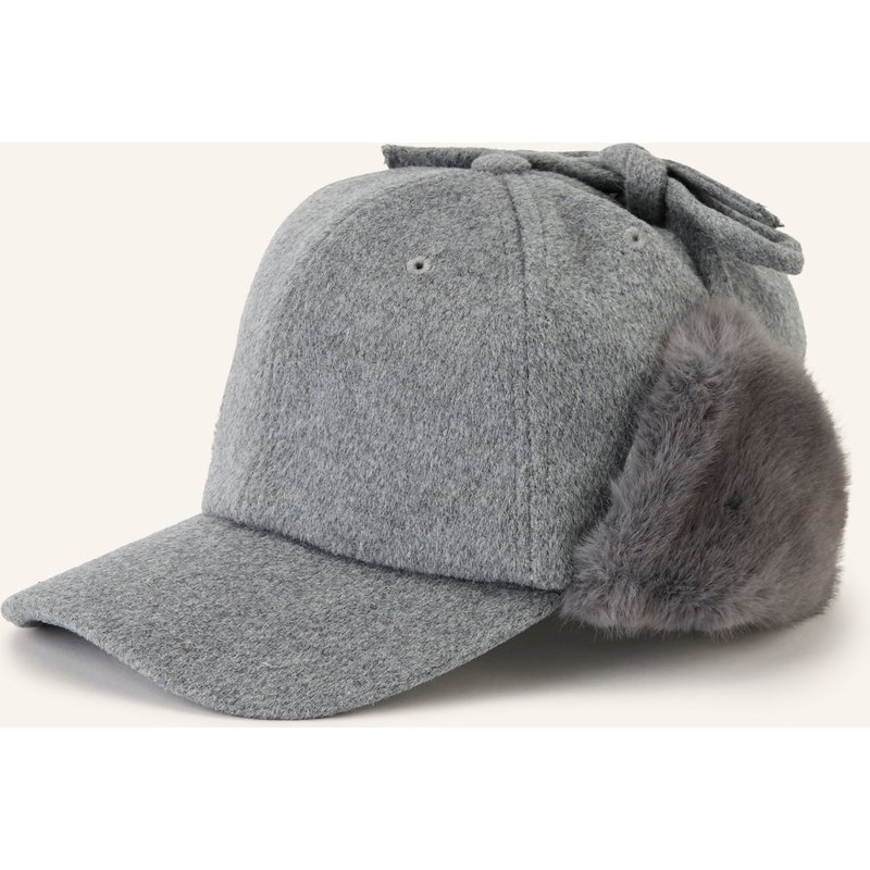 By Malene Birger Cap Tanna Mit Kunstfell grau