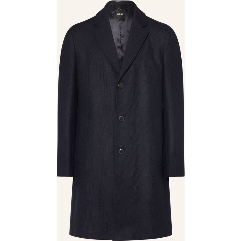Boss Wollmantel Hyde blau
