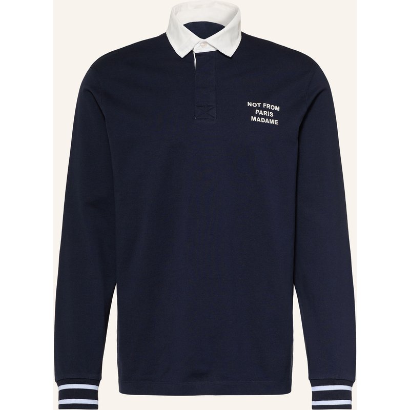 Drôle De Monsieur Jersey-Poloshirt blau