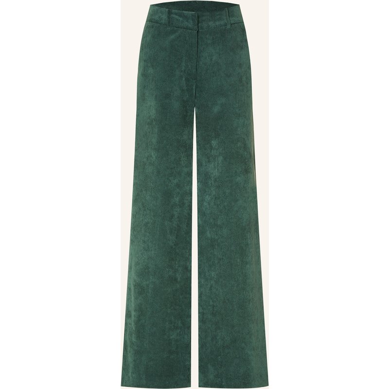 Darling Harbour Marlenehose Aus Cord gruen