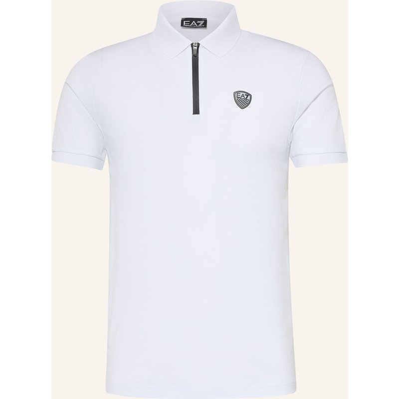 ea7 Emporio Armani Jersey-Poloshirt Train weiss