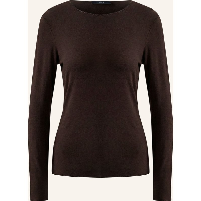 Oui Longsleeve braun