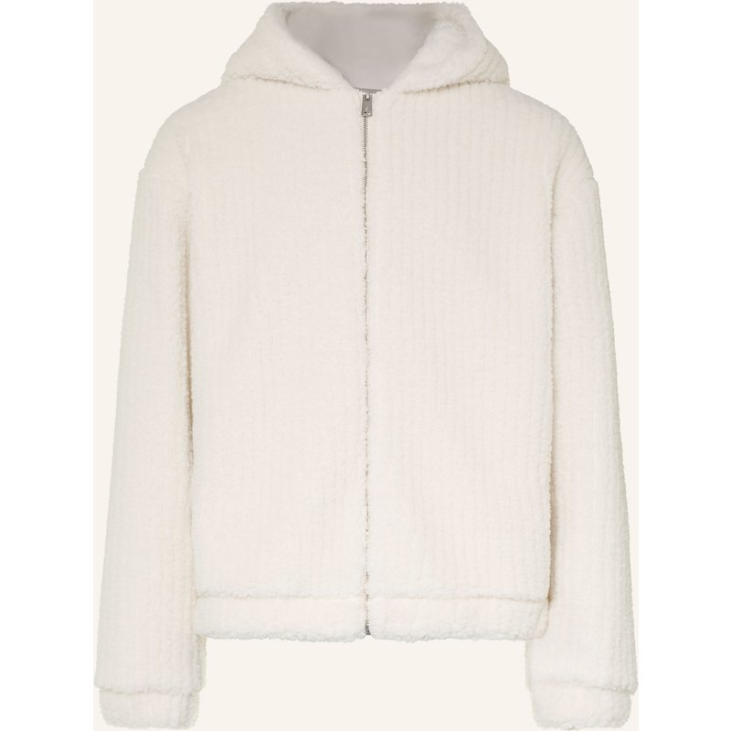 Boss Teddyfell-Jacke Sullivan weiss