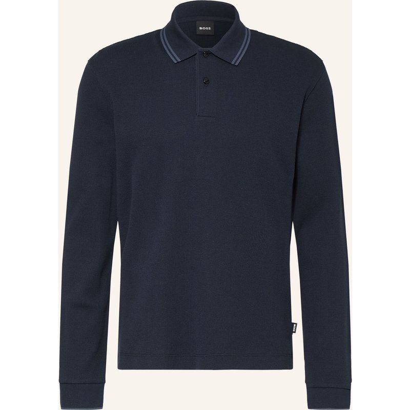 Boss Piqué-Poloshirt Pittman blau