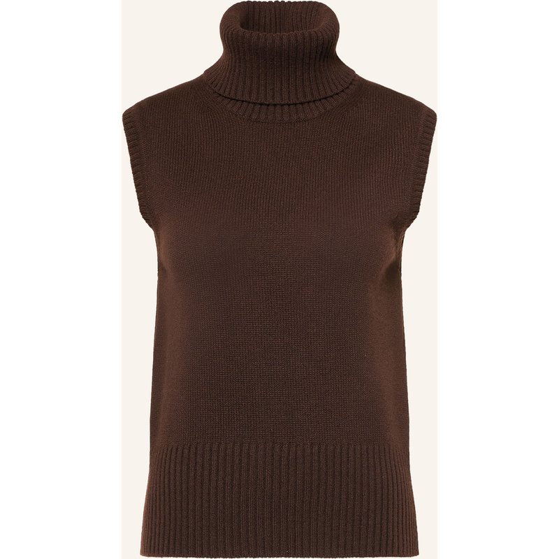 Veronica Beard Stricktop Mazzy Aus Cashmere braun