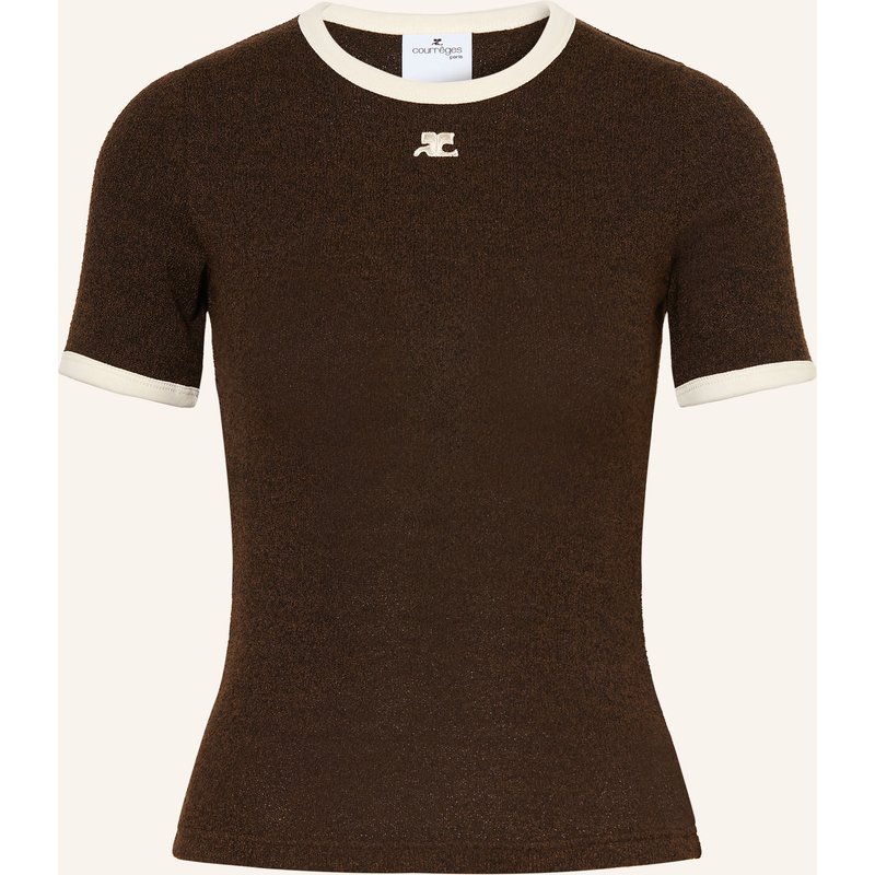 Courrèges T-Shirt Heather braun