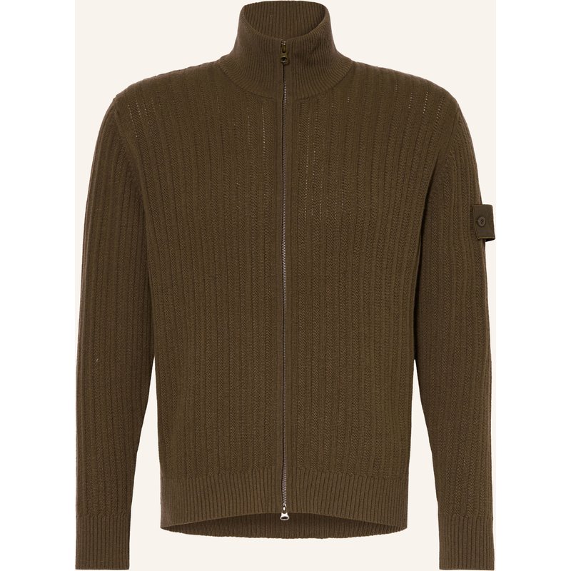 Stone Island Strickjacke Ghost gruen
