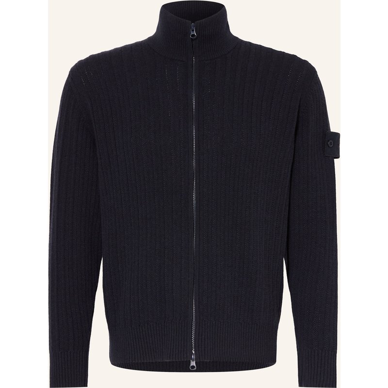 Stone Island Strickjacke Ghost blau