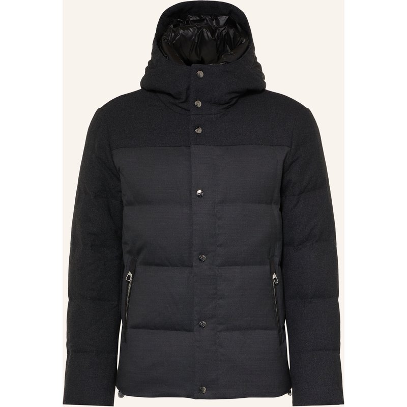 Montecore Daunenjacke Im Materialmix grau