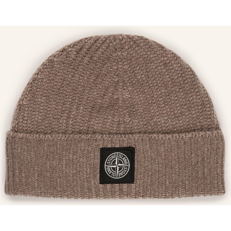 Stone Island Mütze Mit Cashmere beige