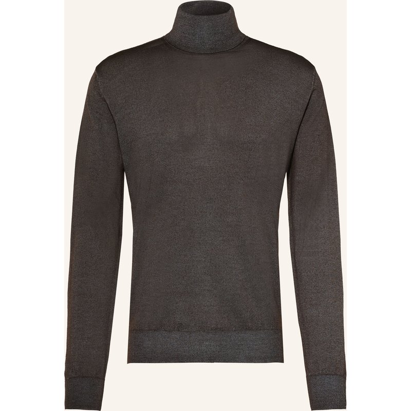 Eton Rollkragenpullover braun