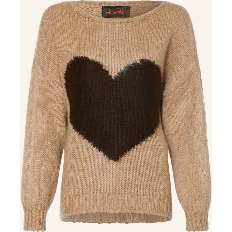 Miss Goodlife Pullover Mit Alpaka beige
