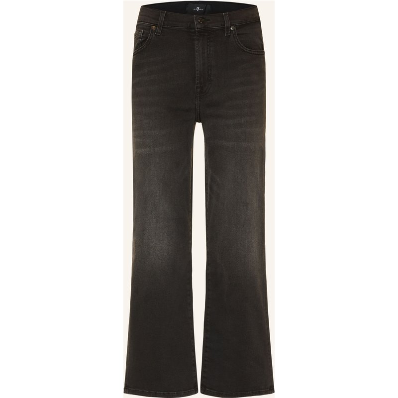 7 For All Mankind Jeans Cropped Alexa Straight Fit schwarz