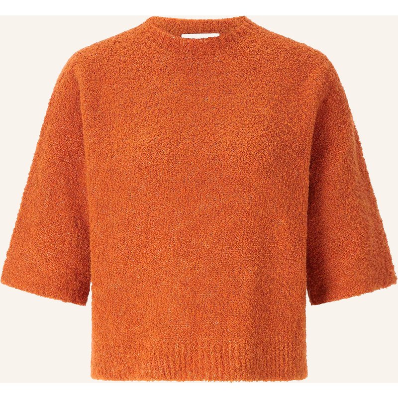 Rich & Royal Bouclé-Shirt orange