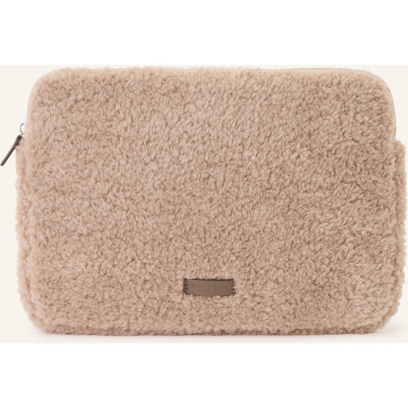 Marc O'polo Laptop-Hülle Aus Teddyfell beige