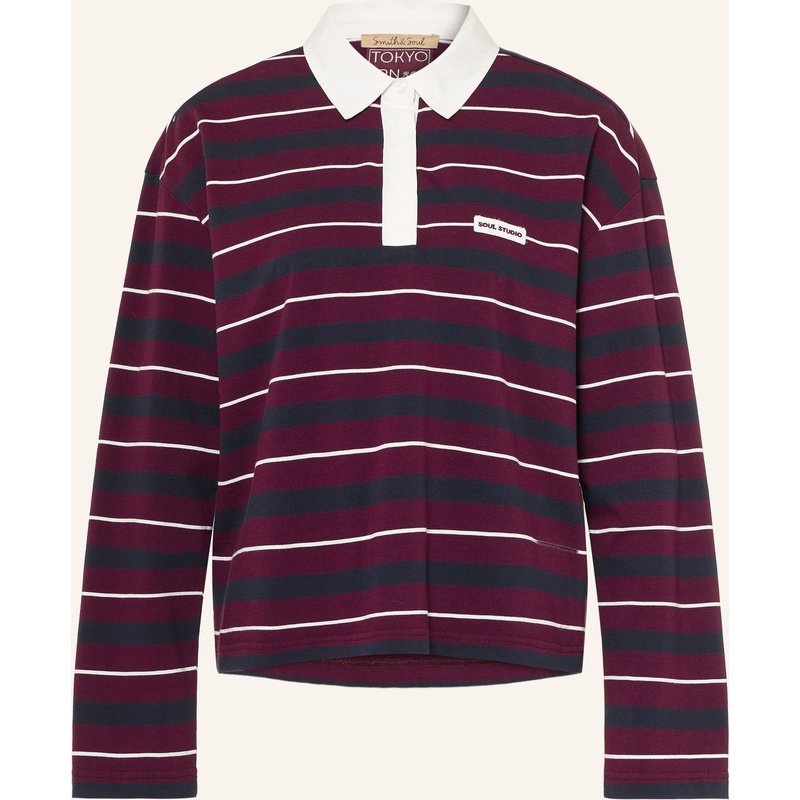 Smith & Soul Rugbyshirt rot