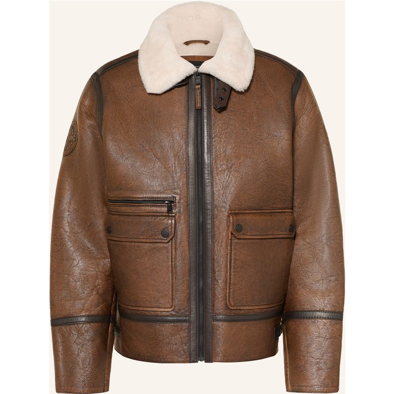 Camel Active Lederjacke beige