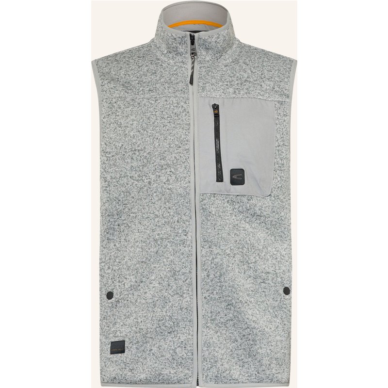 Camel Active Strick-Fleeceweste grau