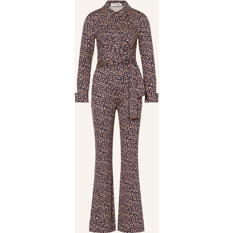 Diane Von Furstenberg Jumpsuit Michele Aus Jersey beige