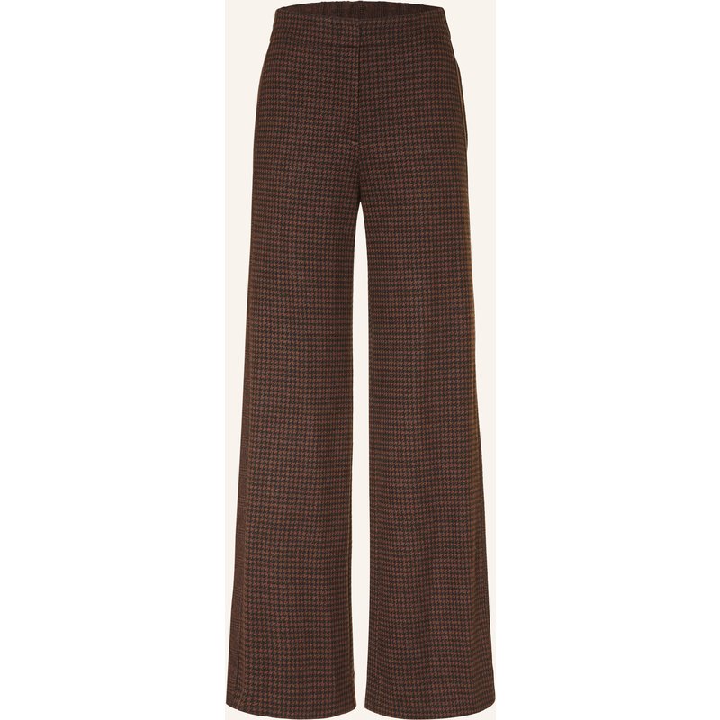 Diane Von Furstenberg Marlenehose Alexander Mit Galonstreifen braun