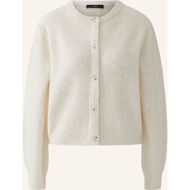 Oui Strickjacke Ilaya weiss