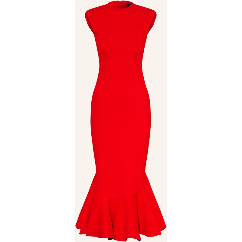 Jacquemus Etuikleid La Robe Palmier Mit Cut-Out Und Volants rot