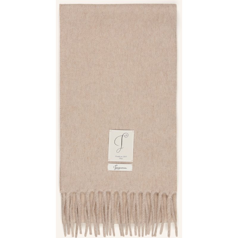Jacquemus Schal L'echarpe Cavallo beige