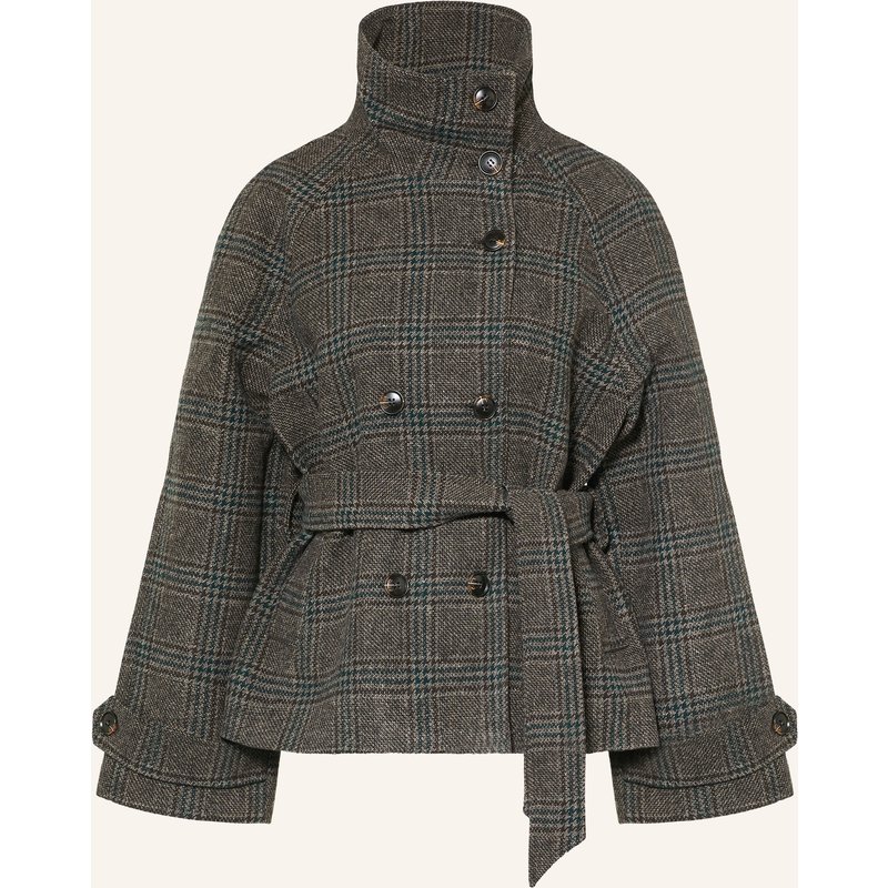 Neo Noir Cabanjacke Munet Aus Tweed grau