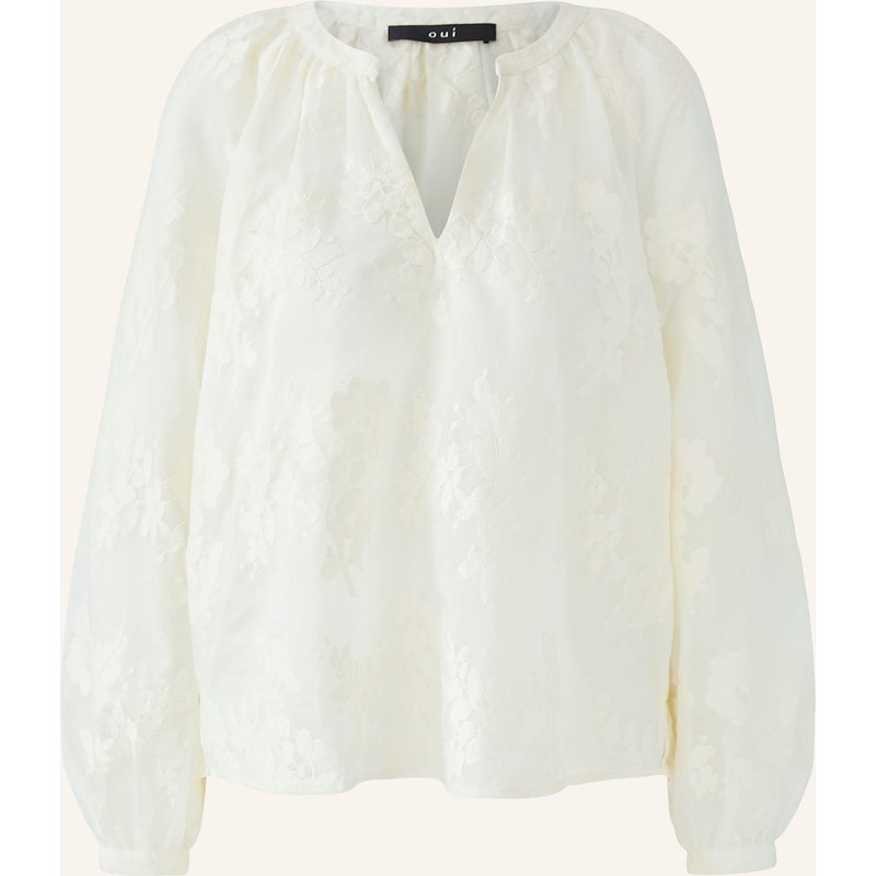 Oui Blusenshirt weiss