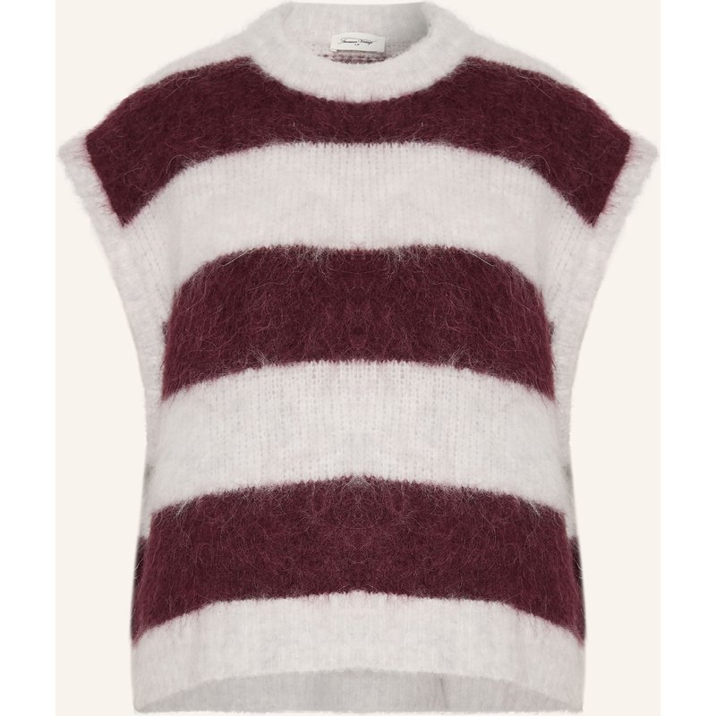 American Vintage Pullunder Mit Alpaka rot