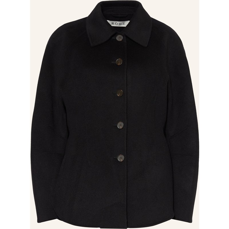 Róhe Jacke schwarz