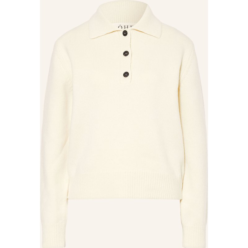 Róhe Pullover Mit Cashmere weiss