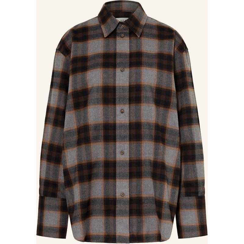 Róhe Hemdbluse Aus Flanell braun
