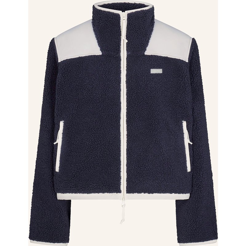 Skims Lounge-Fleecejacke Teddy blau