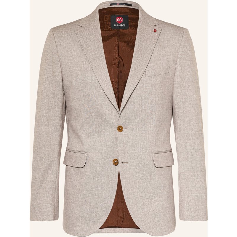 Cg - Club Of Gents Anzugsakko Cg Colvin Slim Fit Aus Jersey beige