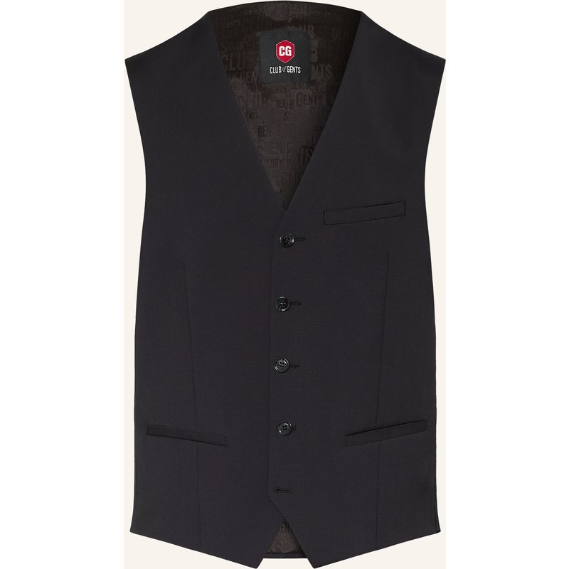 Cg - Club Of Gents Anzugweste Cg Morley Slim Fit schwarz
