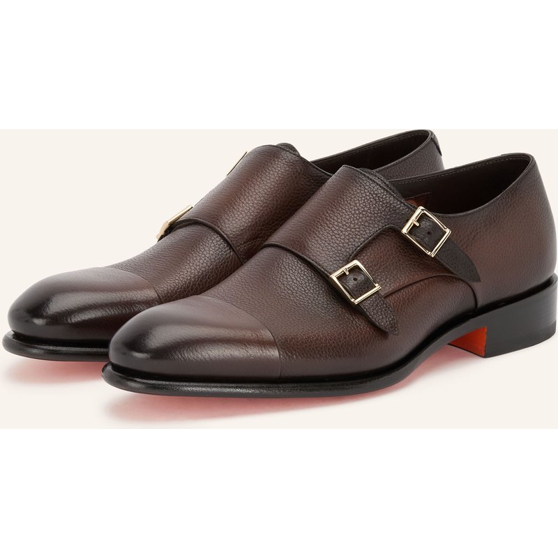 Santoni Double-Monks braun