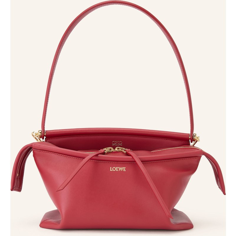 Loewe Schultertasche Whisker Small rot