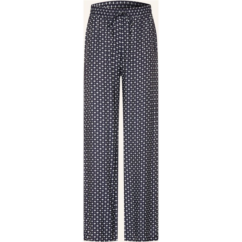 Maje Hose Mit Schmucksteinen blau